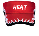 HEAT - Custom Heat Pressed Pre Embroidered Visor Otto Cap 95-543 - 95-5432026 1bc8b3dff9c0104201212427175