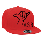 VSB V.S.B V.S.B - Snapback Flat Bill Hat - 125-978 - 125-9782035 - Custom Embroidered 539b9f6a258f1852012113459639