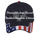 DISABLED AMERICAN VETERAN HONORED TO HAVE SERVED LIFE MEMBER - Custom Heat Pressed Low Pro Pre Embroidered Otto Cap 58-710 - 58-7102018 40aad3ddb262332012101255293