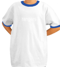 RANGERS - Custom Heat Pressed Anvil Youth Ringer 923B - 923B2042 6cbba3d65e5e273201220315294