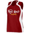 RED HOTS SOFTBALL - Girls Softball Jersey - Augusta - 855 - 8552020 - Custom Heat Pressed 983915f316953520122174613