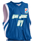 SAN JOSE COTO 07 SAN JOSE 07 - Custom Screen Printed Reversible Basketball Jersey - Adult Downtown - Teamwork Athletic - 1499 - 14992040 8adcc6f166332712012224459718