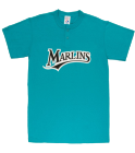 ROB MARLINS - Custom Heat Pressed Marlins MLB 2 Button Jersey  - MA0180 - Marlins-MA01802031 7a414b307ab5154201214596913