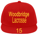 WOODBRIDGE LACROSSE LACROSSE 15 - Custom Embroidered Flat Bill Fitted Hats 123-969 - 123-9692019 82f316edf9e352201220125582