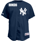 BOMERS 18 KOUTS - Custom Heat Pressed Yankees Official MLB Full Button Youth Jersey - MA654Y - Yankees-654Y2042 0f69de774bbf1912201113045375