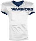 WARRIORS - Reversible Football Jersey Adult-1357 - 13572037 - Custom Heat Pressed 4f12fe0bbf8c205201213640591