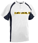ILWU LOCAL 8 - Youth Line Drive 2-Button Baseball Jersey - 1200P - 1200P2038 - Custom Heat Pressed 0819cdbd6f3f21520121249632