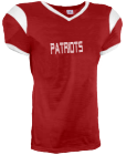 PATRIOTS - Custom Heat Pressed Youth Grinder Steelmesh Football Jersey -Teamwork Athletic-1380 - 13802029 cbb5dd31473a13420127624514