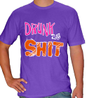 DRUNK AS SHIT - American Apparel T-Shirt 4400 - 44002036 - Custom Heat Pressed e5ac61a5935719520121032941