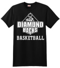 Diamond Backs Basketball T-shirt Design 954e29e706797f92d782a