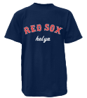 HELYA HELYA - Custom Heat Pressed Red-Sox Youth MLB Replica T-Shirt - MA1928 - Red-Sox-MA19282032 df627693b22b1732012161914598