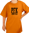 PFK Trainer Orange - Custom Heat Pressed Jerzees Youth T-Shirt 29B - 29B2034 17754d70f8d0193201215435179