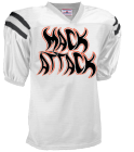 TRANIEE #1 # - Adult Steelmesh Football Jersey - Teamwork Athletic -1328 - 13282026 - Custom Heat Pressed d07372cd62d0952012102556480