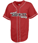 SIDEWAYS JT - Teamwork Athletic Full Button Baseball Jersey - 1757B - 1757B2039 - Custom Heat Pressed 6f061f6bae2d2252012124525575