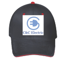 C&amp;C ELECTRIC - Custom Heat Pressed Otto Flex Hat 12-267 - 12-2672026 8a54524ec8be394b722a9