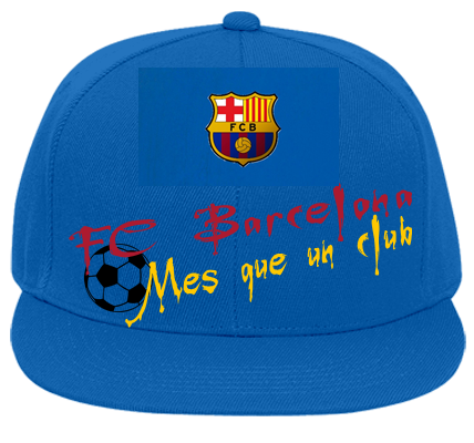 fc barcelona fitted hat