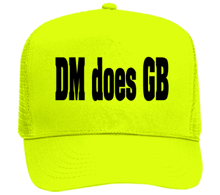 DM DOES GB Neon Hat, Neon Trucker Hats