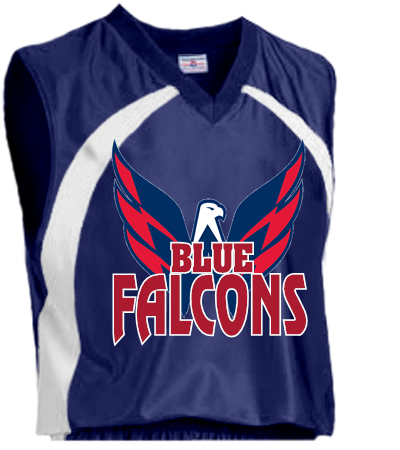 FALCON BALUYUT 14 FALCONS FALCON BLUE Youth 2-Color Reversible Basketball  Jersey