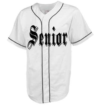 baseball jersey senior shirts