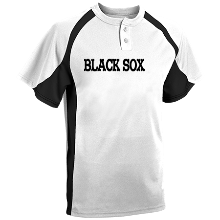 black sox baseball jersey