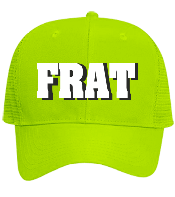 frat trucker hats