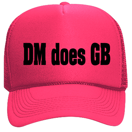 GM DOES GB DM DOES GB Neon Trucker Hat | Neon Snapback