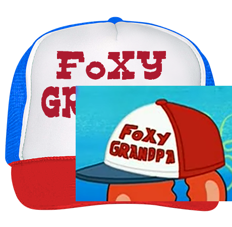 Foxy Grandpa Trucker Hat