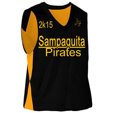 pirates Adult Reversible Basketball Jerseys