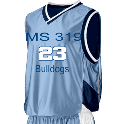 Bulldogs Reversible Basketball Uniform