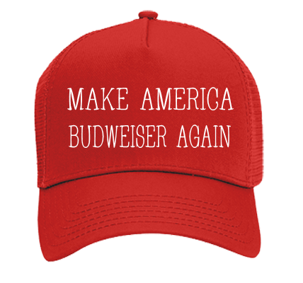 budweiser trucker hat