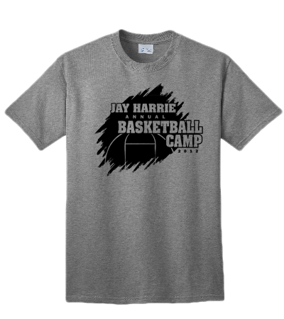basketball camp tshirt designs