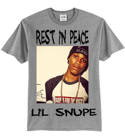 rip lil snupe shirt