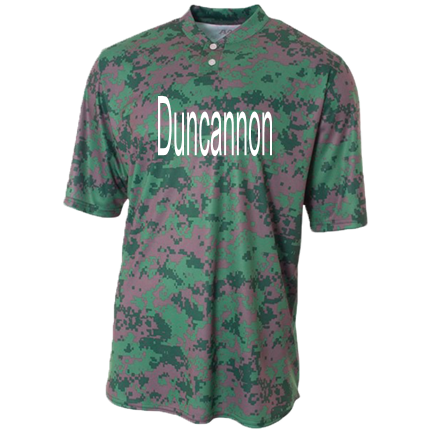 camouflage baseball jersey