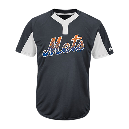 Custom Mets Two-Button Jersey - Mets-MAI383