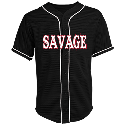 savage baseball jersey