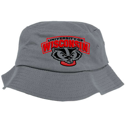 wisconsin badgers bucket hat