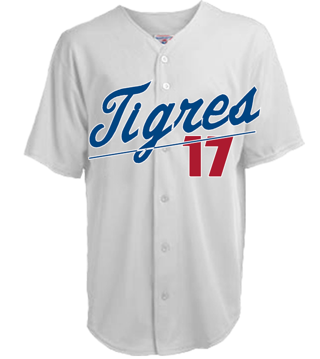 tigres del licey Baseball Men's T-shirt Crew Neck 100% Cotton