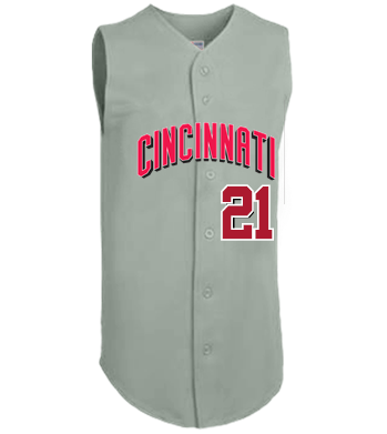 Pro Mesh Full Button Sleeveless Baseball Jersey by Champro Sports Style  Number: BS6