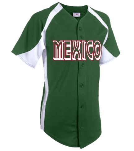 baseball mexico jersey