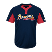 braves v neck jersey