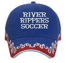 RIVER-RIPPERS-SOCCER-S Pre Embroidered Sandwich Visor  Otto Cap