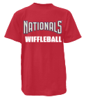WIFFLEBALL Nationals MLB Adult League Team Jerseys - Official Nike MLB Wordmark Poly Tees - N223