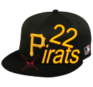 PIRATS-AUSTIN-EGLINGER-AUSTIN-EGLINGER-22 Pirates Flatbill Baseball Hat OCMLB400