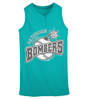 Adult-Bayshore-Bombers Adult Sleeveless Two Button Softball Jersey