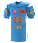 Name-Your-Design Youth Two Color Football Jersey
