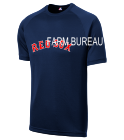 FARM-BUREAU-FARM-BUREAU-1 Red Sox MLB Adult League Team Jerseys - Official Nike MLB Wordmark Poly Tees - N223