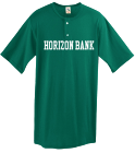 HORIZON-BANK Youth Two-Button Baseball Jersey