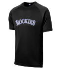 COACH-LIRA Rockies MLB Adult League Team Jerseys - Authentic Nike Wordmark Poly Tees - N223