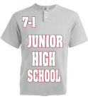 BIG-BIG-OF-FAMILY-SMP-63-JUNIOR-HIGH-SCOLL-SCHOOL-71 DISCONTINUED Youth Sweet Spot 2-Button Jersey -1214P
