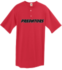 PREDATORS-VASQUEZ Youth Two-Button Baseball Jersey